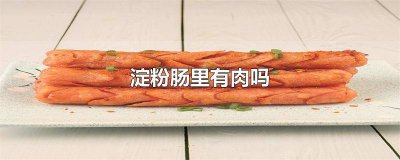 ​什么肠是淀粉肠 淀粉肠和无淀粉肠的区别
