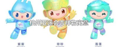 ​杭州亚运会吉祥物设计图案及寓意介绍 杭州亚运会吉祥物设计图案及寓意图片
