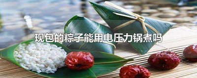 ​粽子可以放电压力锅煮吗 粽子可以用电压力锅煮吗