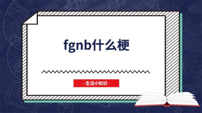 ​fgnb什么梗