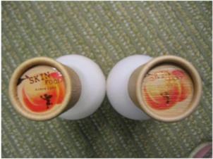 skinfood思亲肤蜜桃清酒乳液真假对比辨别