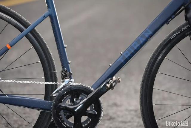 迪卡侬公路自行车测评（迪卡侬TRIBANRC520运动公路自行车评测）(20)