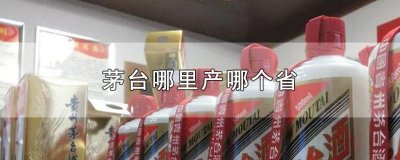 ​茅台酒产自哪个省 茅台的原产地是我国的哪个省