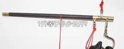 ​1升等于多少公斤?