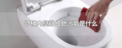 ​马桶有粉色污垢怎么清理 马桶有粉色污垢怎么清除